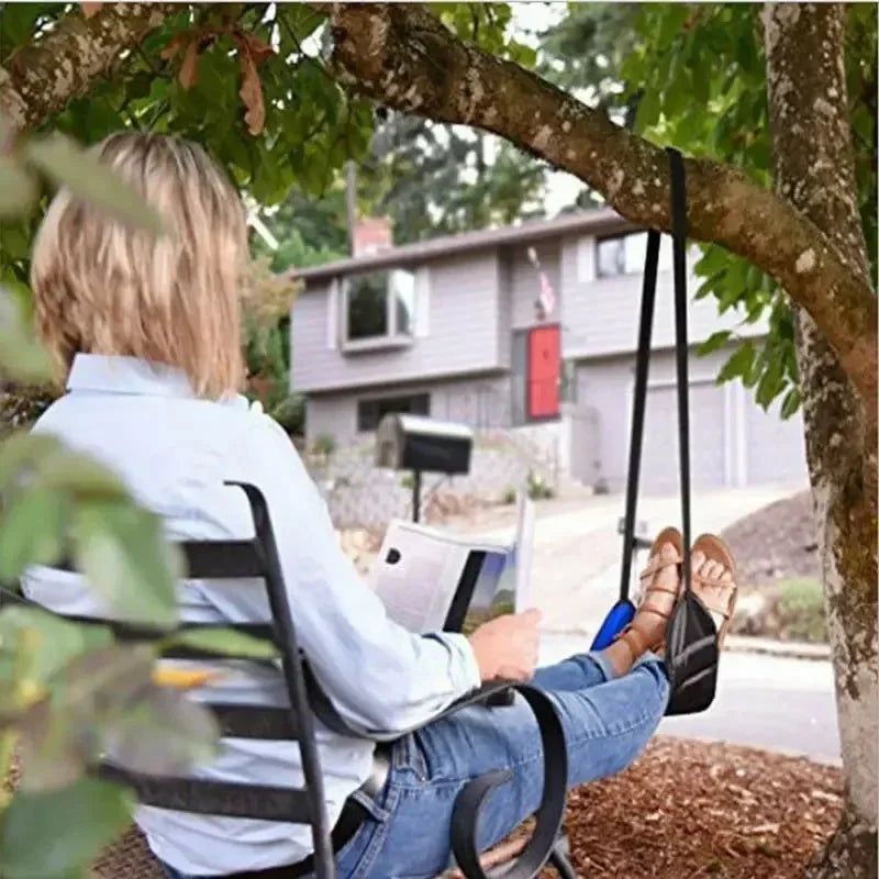 Legino TravelRest | Portable Foot Hammock | Memory Foam | Compact and Lightweight