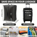 Vacuum Compression Luggage Bag