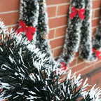 Christmas garland – Snow-flocked decor for indoor and outdoor decoration