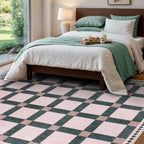 Plaid Fluffy Rug