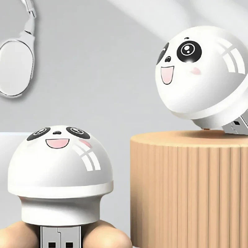 Cute Panda Voice-Controlled LED Night Lamp