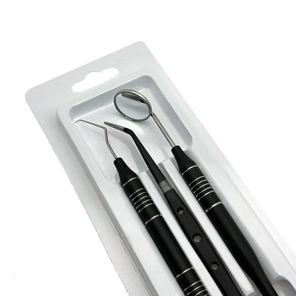 Stainless Steel Teeth Cleaning Kit with Dental Tools