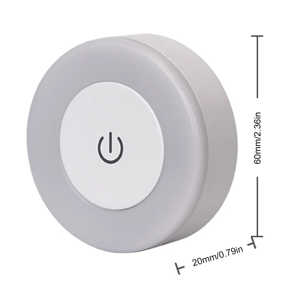 LUMORA Touch LED Night Light | USB Rechargeable | Magnetic & Stepless Dimmable | Warm & Cold Light