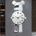 Glowing Star Bear LED Wall Clock