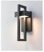LED Outdoor Wall Light | Waterproof & Vintage Design | 10W | Black Aluminium