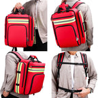 Emergency Backpack SafePak Rescue+ | Waterproof & Reflective | For First Aid & Survival | 45×35×15 cm