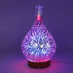 Premium 3.3oz Glass Essential Oil Diffuser & Humidifier for Peaceful Interiors