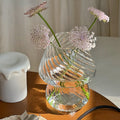 Nordic Stripy Glass Vase
