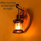 Retro Lantern Lamp Industrial Lantern Wall Light
