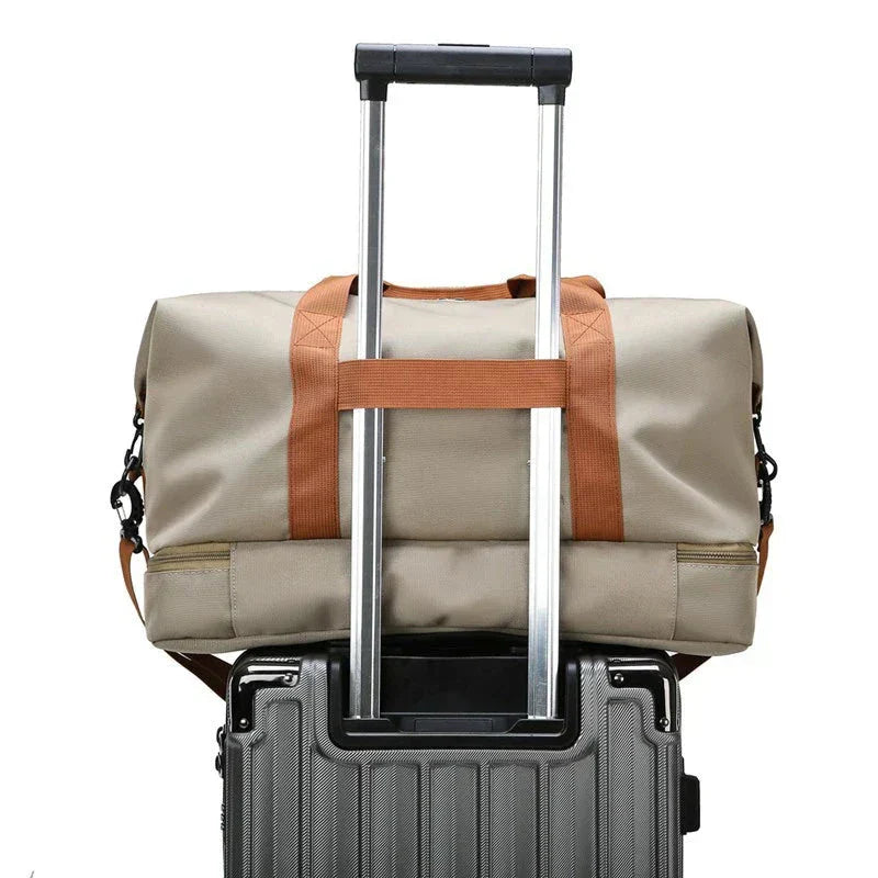 CarryOnFit Travel Bag - Luxurious Crossbody Travel Bag for Active Adventurers