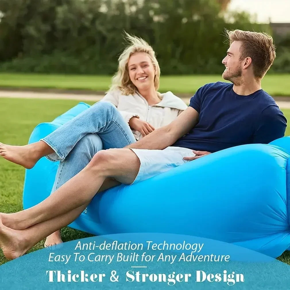 AirRelax Air Sofa | Ergonomic & Comfortable | Inflatable without Pump | For Indoor & Outdoor