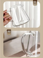450ml-950ml Heat Resistant Glass Teapot – Stainless Steel Tea Filter, Flower Kettle for Kung Fu Tea, Puer and Oolong Tea