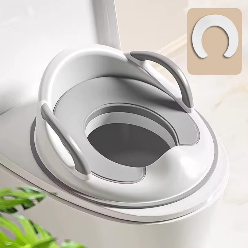 Secure & Comfortable Toddler Potty Seat with Easy-Grip Handles