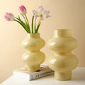 Chubby 2-stage glass vase