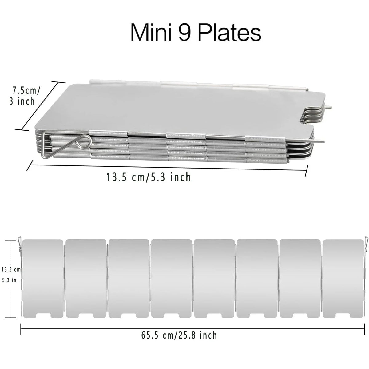WindShieldX Camping Windshield | Foldable & Ultralight | Stainless Steel | For Gas Cookers & Outdoor Cookers