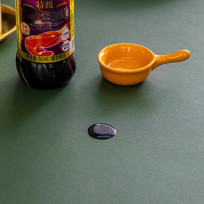 Waterproof Leather Table Protector Mat