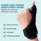 Adjustable Thumb Splint for Right and Left Hand, Dual-Use Support Sleeve for Wrist and Thumb Pain Relief