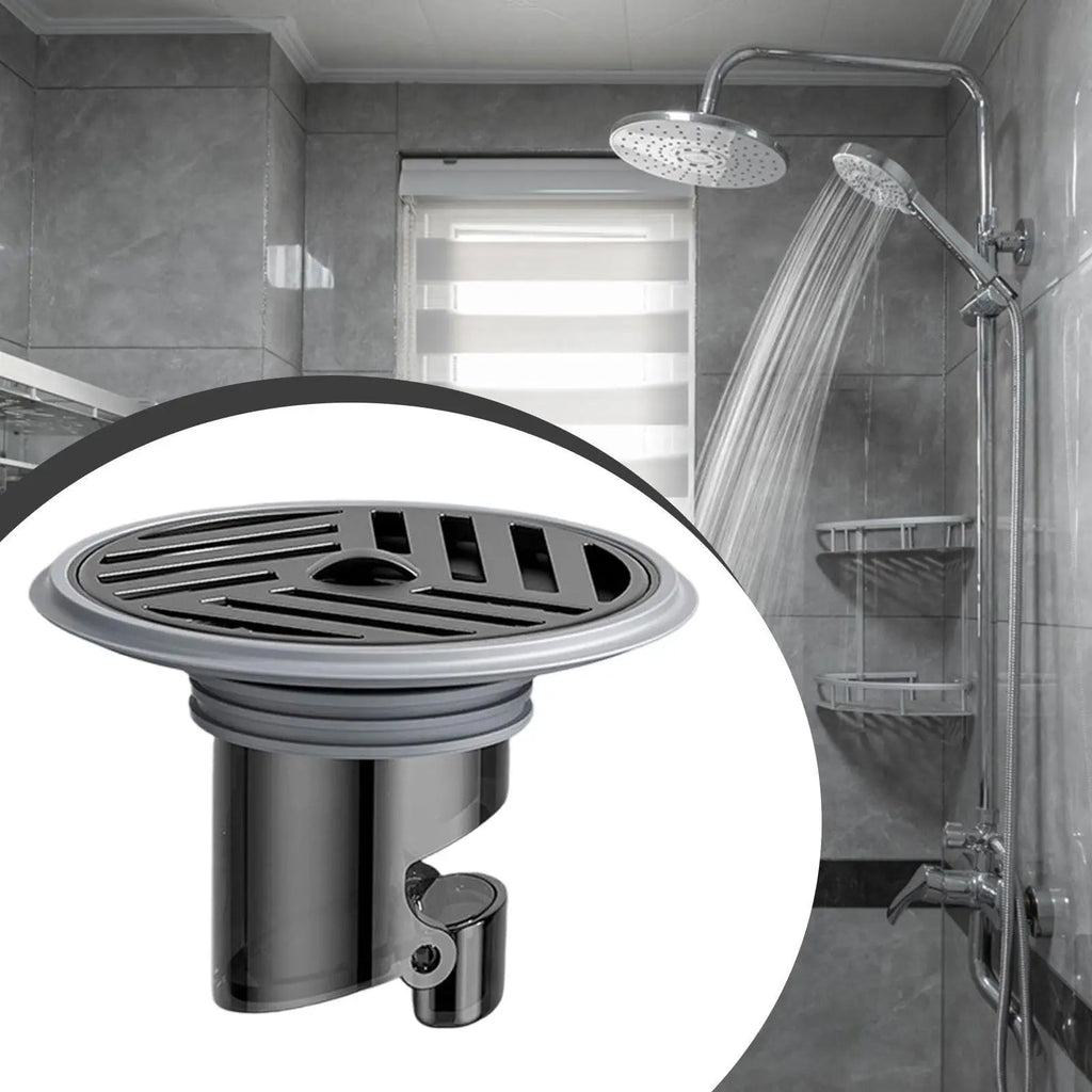 AquaShield Compact Floor Drain – Stainless Steel & Silicone Backflow Protection for Bathroom, Shower & Kitchen