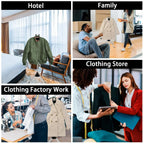 Adjustable Telescope Steam Stand for Clothing – Foldable & Portable