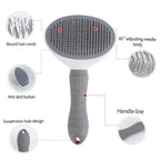 FellFreund Fur Brush for Dogs & Cats | Self-Cleaning | Gentle Grooming & Hair Removal