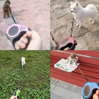 Retractable Pet Leash for All Dog Sizes - Ideal for Hiking and Walking