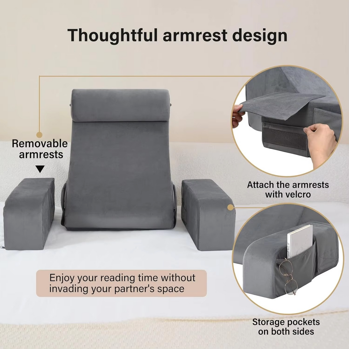 Ultimate Comfort Adjustable Backrest Pillow for Multipurpose Use