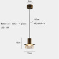 Modern Creative Glass Pendant Lamp with Cracked Effect