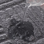 Striped Non-Slip Bath Mat, Soft and Absorbent