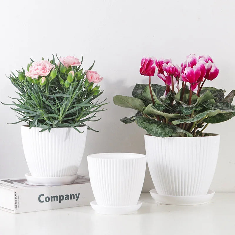 Florava Flower Pot | Breakproof & Modern | For Indoors & Outdoors | Breathable Design