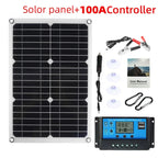 SolaVibe Solar Panel 1200W | Flexible 12V Charging Panel | 2x USB & 100A Charge Controller | Outdoor Camping