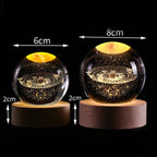 Glowing Moon Crystal Ball