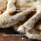 Luxury Faux Fur Blanket | Soft & Warm | Winter Throw | For Sofa & Bedroom