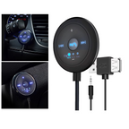 2-in-1 Bluetooth 5.0 Car Player with FM Transmitter, AUX Input, 500mAh Battery, 5V Input, Compatible with Phones and Tablets