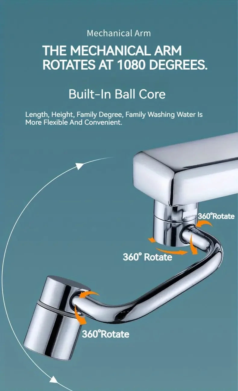 Rotatable Multifunctional Extension Faucet