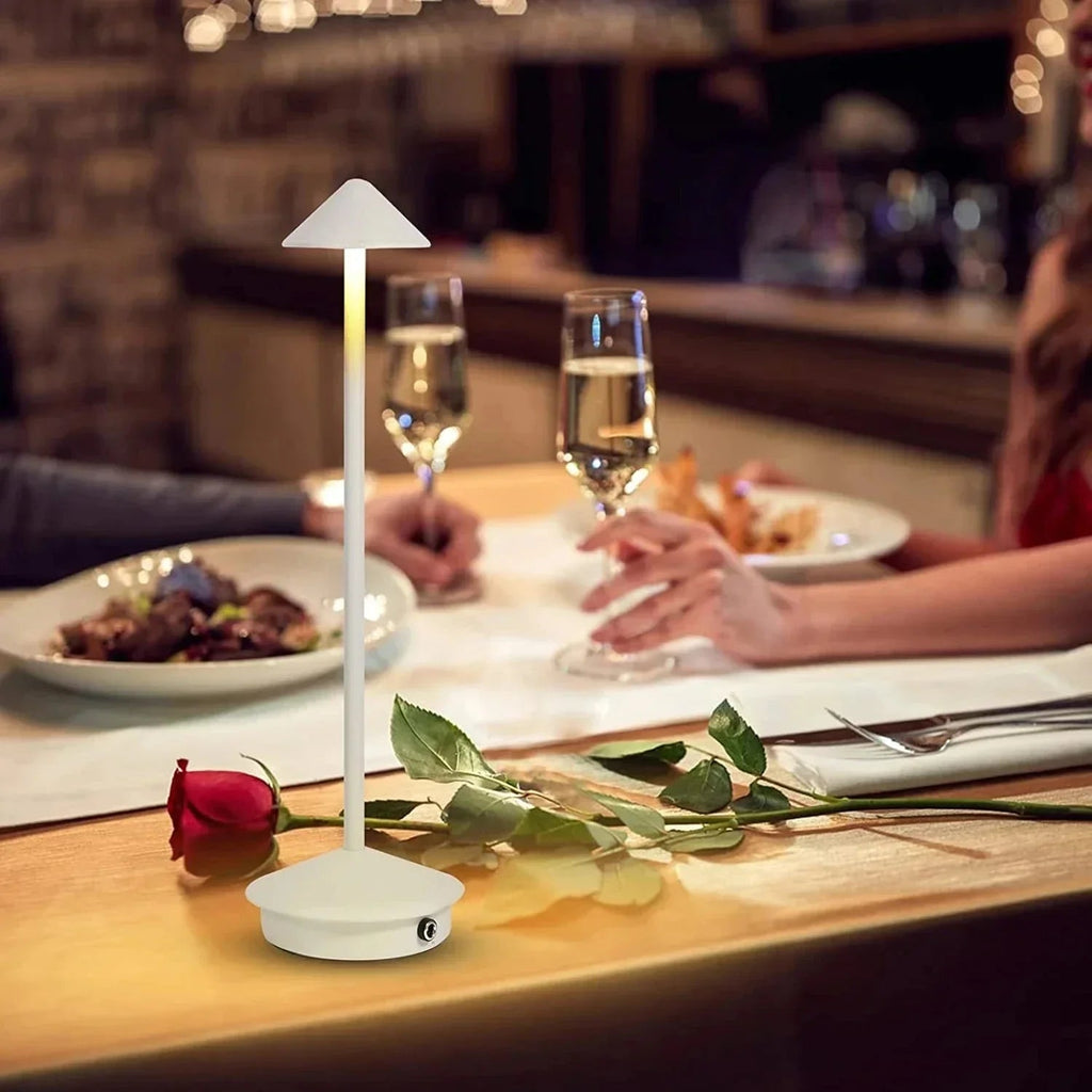 Rechargeable Table Lamp Creative Dining Room Touch Led Hotel Bar Coffee Pina Pro Table Lamp Decorative Desk Lamp