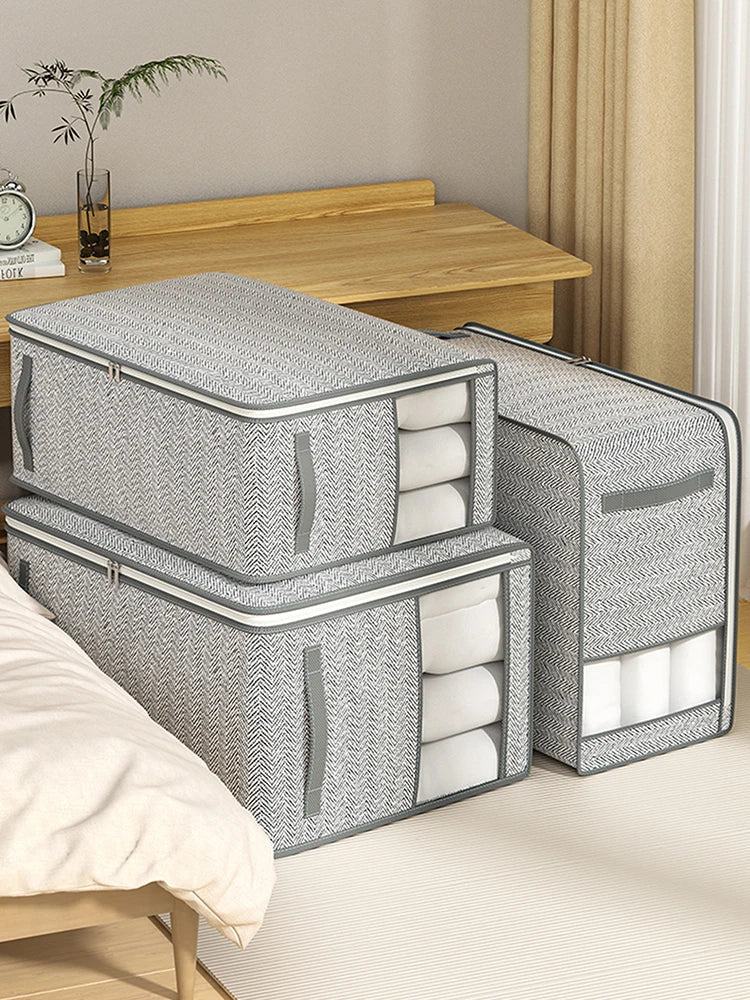 Stowella Storage Bag | Tear-resistant & Washable | With Handle & Zipper | 3 Sizes Gray