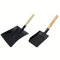HeatPro Fireplace Shovel | Durable Iron with Wooden Handle | For Oven & Grill