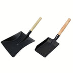 HeatPro Fireplace Shovel | Durable Iron with Wooden Handle | For Oven & Grill