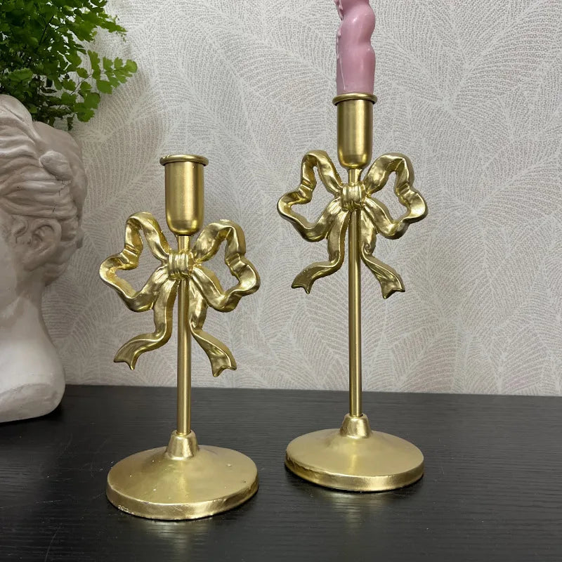 French Wrought Iron Candle Holder