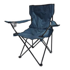Portable Folding Outdoor Chair with Armrest, Backrest and Cup Holder