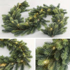 LightLux | Artificial Pine Garland with LED Lighting