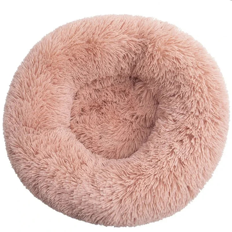 CozyNest Plush Round Pet Bed – Washable & Non-Slip