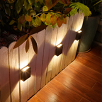 Solar Outdoor Lamp LED IP65 Waterproof Black