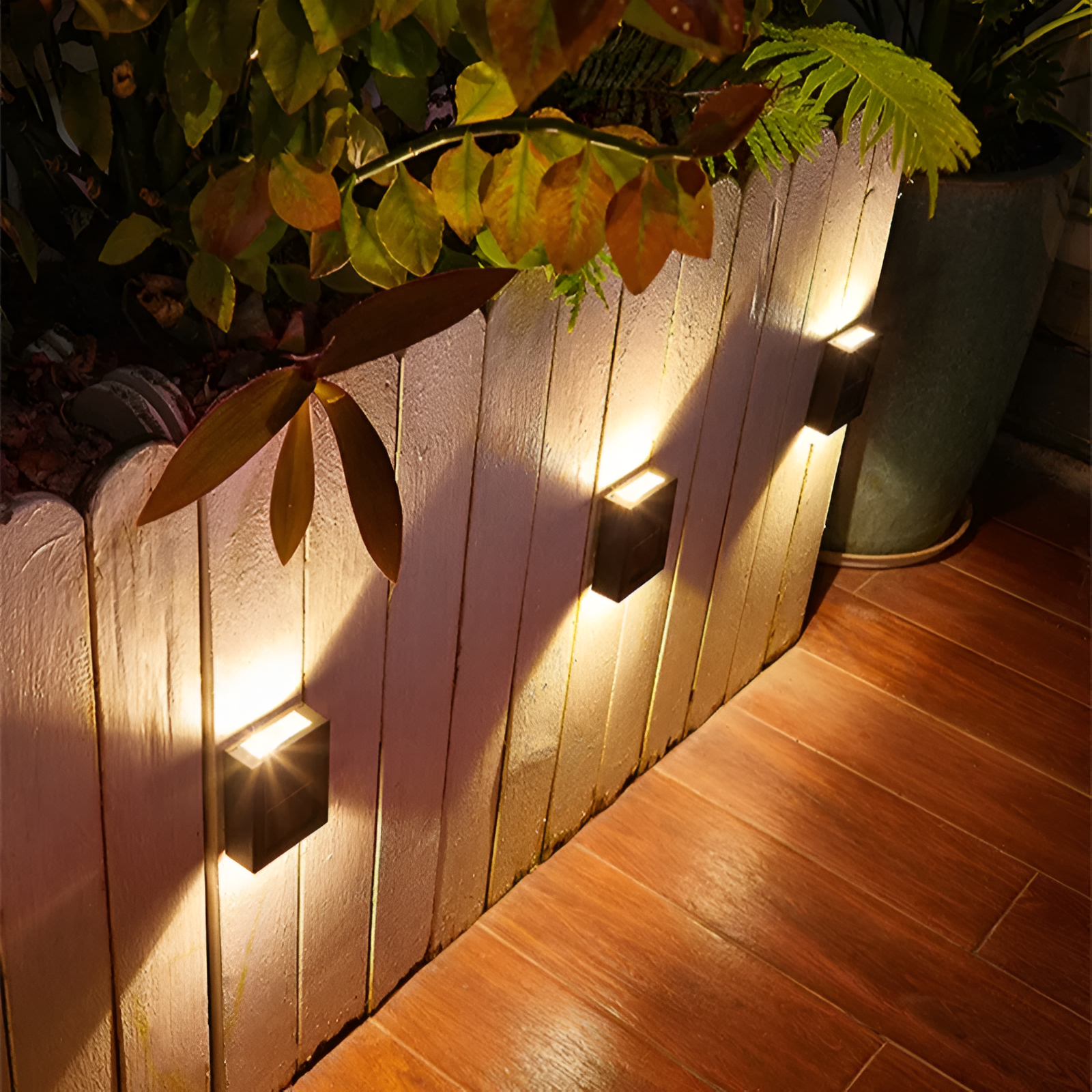 Solar Outdoor Lamp LED IP65 Waterproof Black