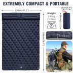 Portable Inflatable Built-in Pillow Nature Nest Camping Bed