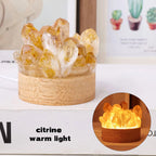 Crystal lamp natural stone | Handmade | Feng Shui & wellness decor | 150–200 g