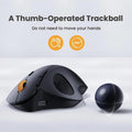 Ergonomic Wireless Trackball Mouse