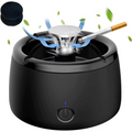 Rechargeable Smokeless Ashtray for Home, Office, Car or Outdoor Use – Black