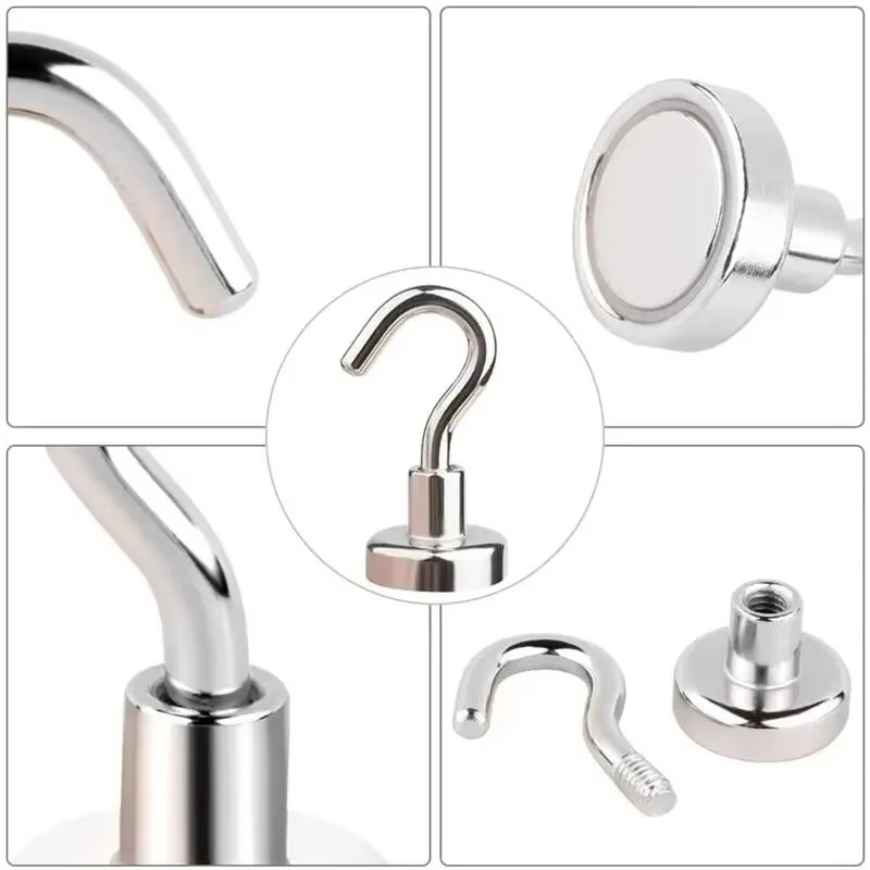 10-Piece Multipurpose Strong Magnetic Hooks Set