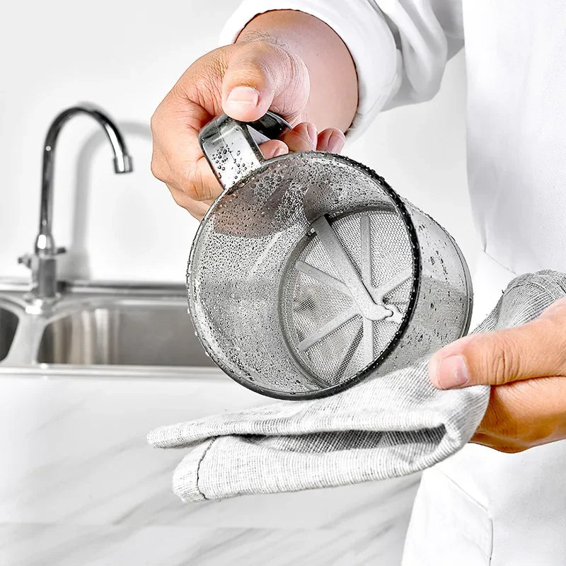 Floura Flour Sifter | One-Hand Operation & Fine Mesh | BPA-Free | 250ml for Flour & Confectioner's Sugar